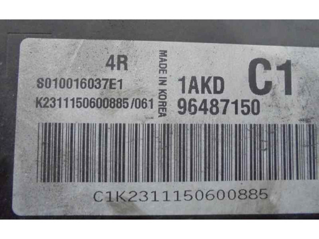 Блок управления двигателя 96487150, S010016037E1   Chevrolet Tacuma
