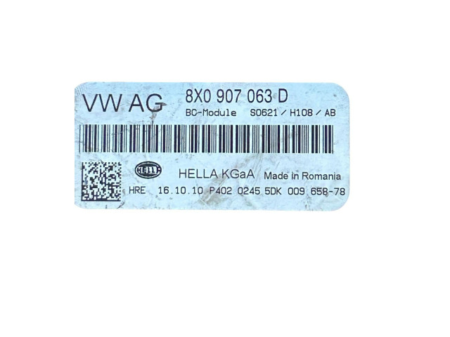 Блок комфорта 8X0907063D, 5DK00965878   Audi A1   