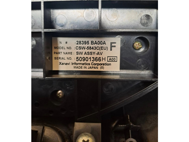 Блок управления кондиционера воздуха / климата/ печки (в салоне) 28395BA00A, CSW5843C Nissan Primera