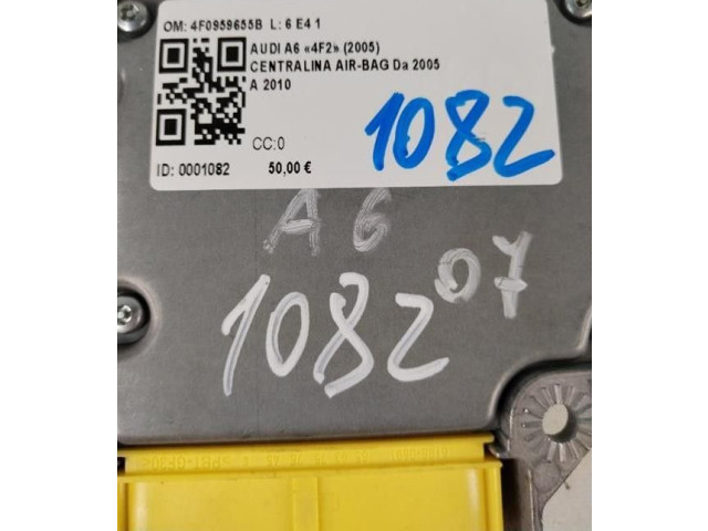 Блок подушек безопасности 4F0959655B, 4F0959655B Audi A6 S6 C6 4F