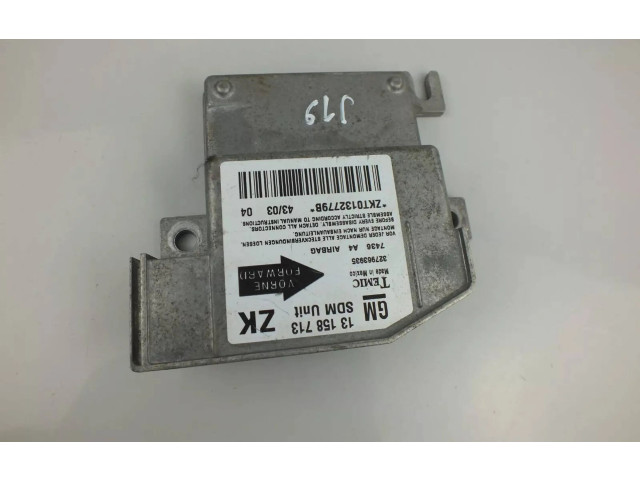 Блок подушек безопасности 13158713   Opel Meriva A