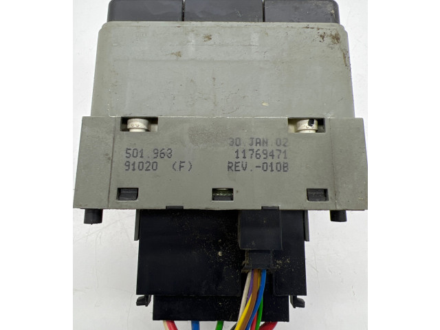 Блок управления климат-контролем 11769471, 501963 Opel Astra G