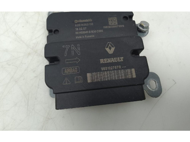 Блок подушек безопасности 985102787R   Dacia Logan II
