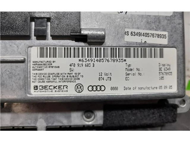 Дисплей    4F0919603B   Audi A6 S6 C6 4F