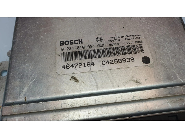 Блок управления двигателя 46472184, C425B839 Lancia Lybra