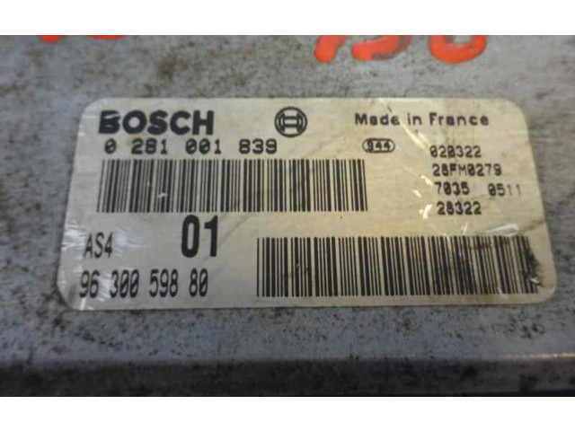 Vstřikovač 9630059880 Citroen Saxo VJX