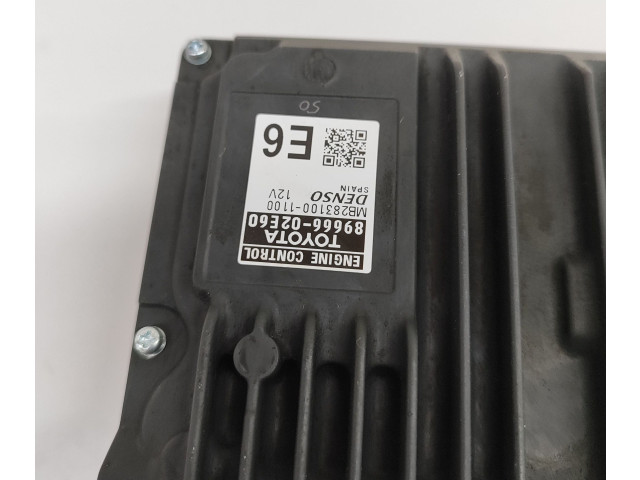Блок управления двигателя 8966602E60, MB2831001100 Toyota C-HR II