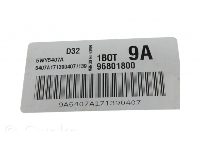 Блок управления двигателя 96801800, 5WY5407A   Chevrolet Matiz