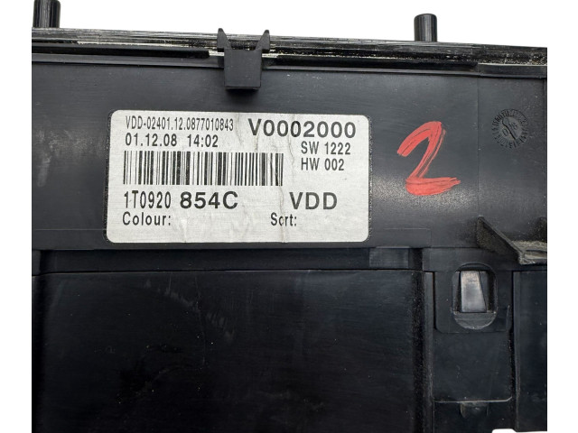 Панель приборов 1T0920854C, V0002000   Volkswagen Caddy       