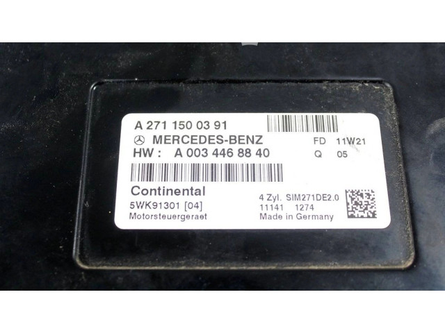 Řídící jednotka A2711500391 Mercedes-Benz E W212 2011