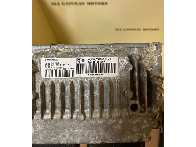 Блок управления коробкой передач 9661983980, S126024101   Citroen C4 I