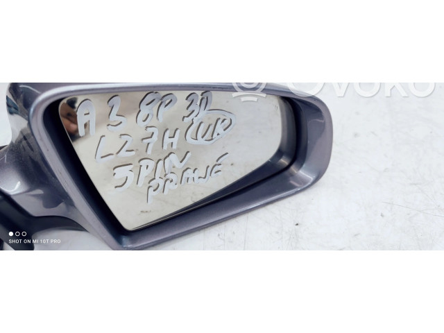 Zpětné zrcátko Audi A3 S3 8P 2008