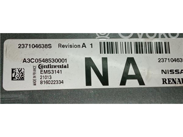 Блок управления A3C054853001, 237104638S   Dacia Sandero III