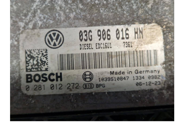 Řídící jednotka 03G906016HN, 1039S10847 Volkswagen Caddy 2005