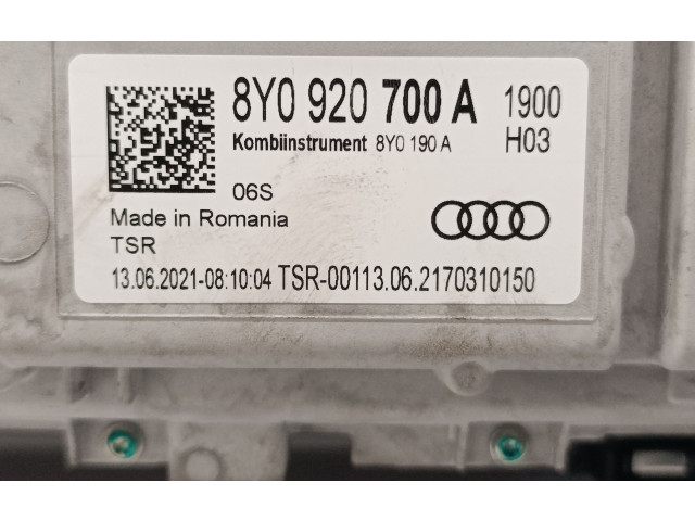 Панель приборов 8Y0920700A Audi A3 8Y