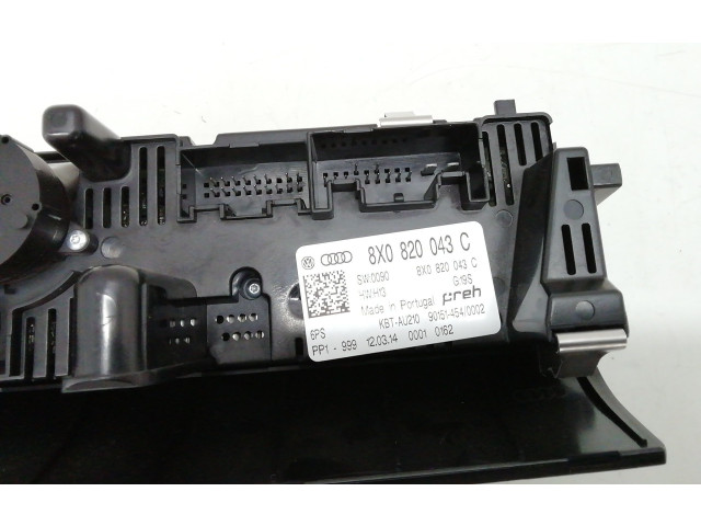 Блок управления климат-контролем 8X0820043C, 8X0820043C   Audi A1