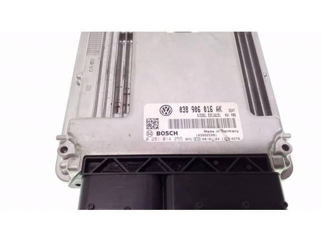Řídící jednotka 038906016AK, 0281014255 Volkswagen Transporter - Caravelle T5 2006