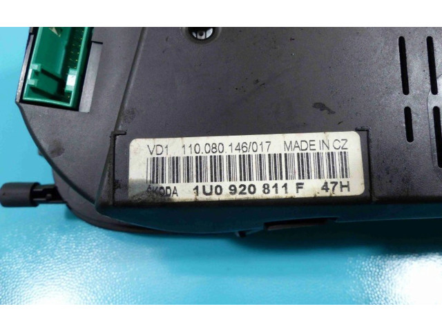Панель приборов 1U0920811F, IMPRK1235611   Skoda Octavia Mk1 (1U)       