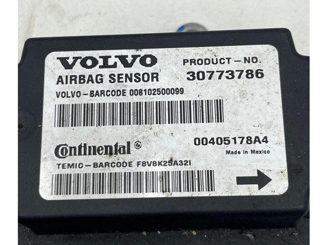 Блок подушек безопасности 30773786, 008102500099 Volvo V50