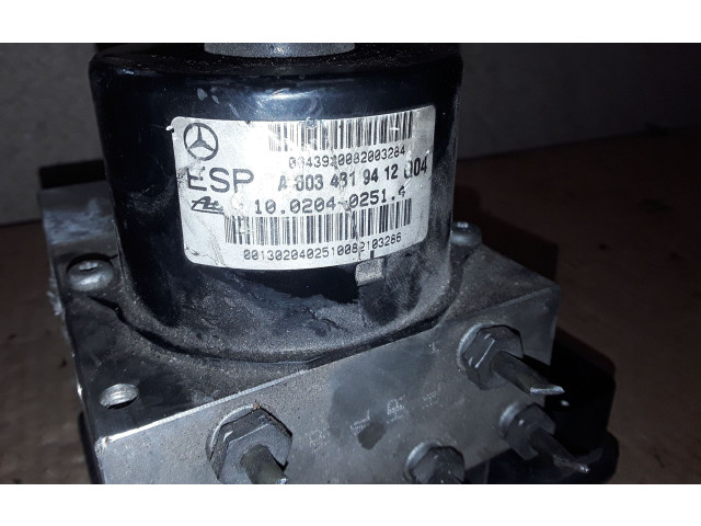 Jednotka ABS A0034319412Q04, A2095452732 Mercedes-Benz C W203 2003