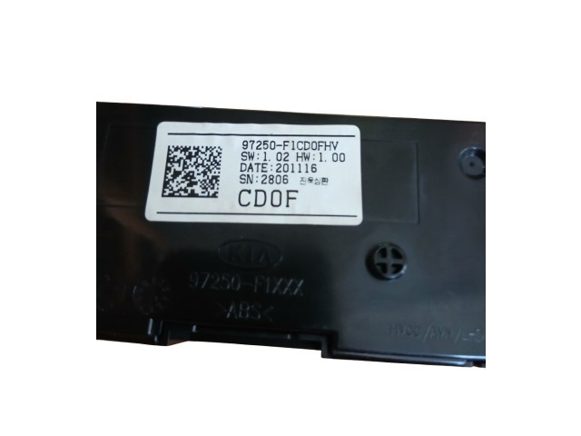 Блок управления климат-контролем 97250f1cd0fhv KIA Sportage