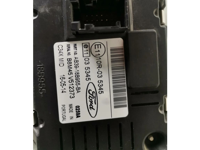 Дисплей    AB3918B955BA   Ford Ranger