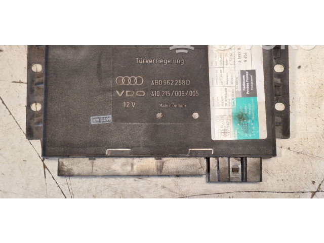 Блок комфорта 4B0962258D, 410215006005   Audi A6 S6 C5 4B   