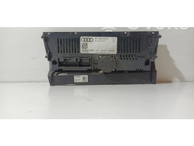 Блок управления климат-контролем 8T1820043Q   Audi A5 8T 8F