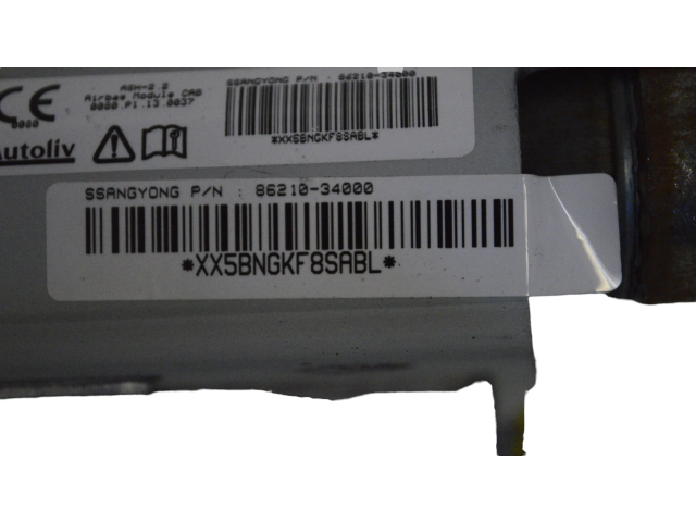 Боковая подушка безопасности 8621034000 SsangYong Korando