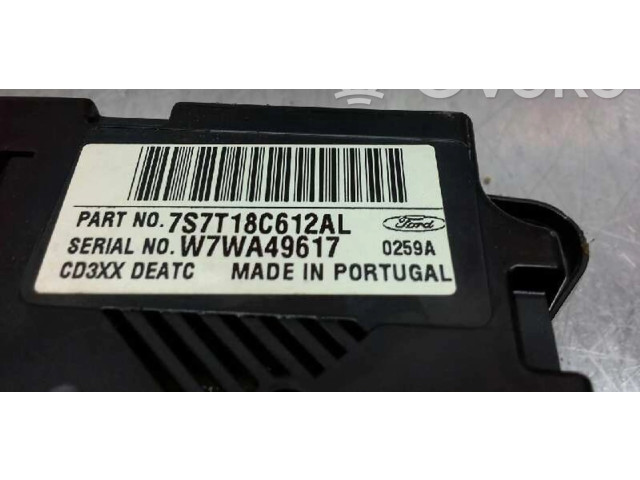 Модуль блока управления кондиционером 7S7T18C612AL, 1868783   Ford Mondeo MK IV