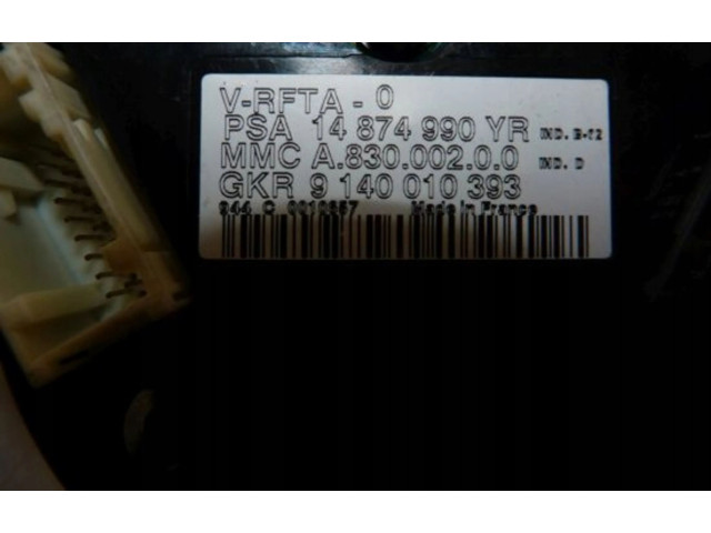 Блок управления климат-контролем 14874990YR Citroen C8