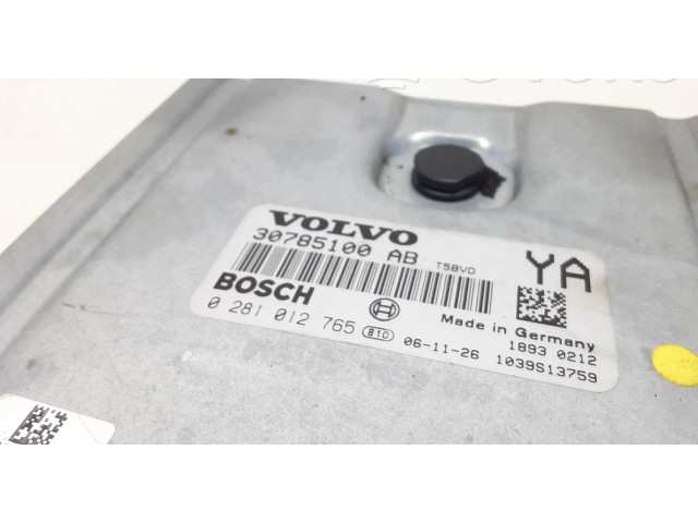 Блок управления двигателя 30785100, 0281012765 Volvo S80
