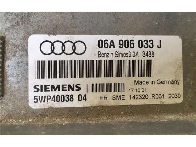 Блок управления 06A906033J, 5WP40038   Audi A3 S3 8L