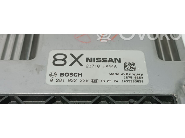 Řídící jednotka 23710HX44A, 0281032229 Nissan X-Trail T32 2016
