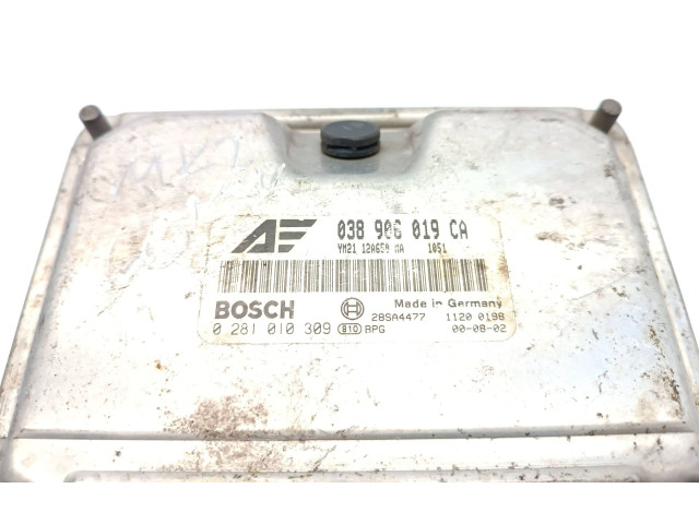 Блок управления двигателя 038906019CA, 0281010309   Ford Galaxy