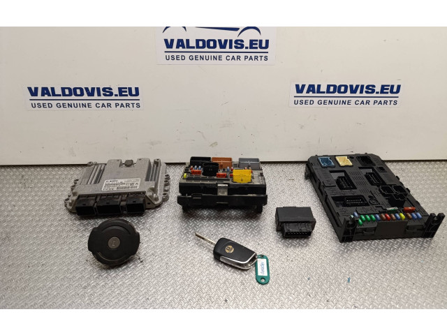 Комплект блоков управления 9653958980, 0281013872   Peugeot Partner