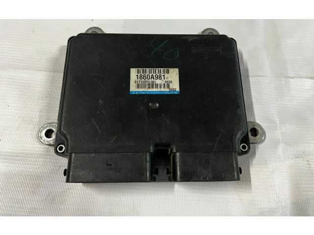 Блок управления двигателя 1860A981, E6T72673 Mitsubishi Lancer Evolution