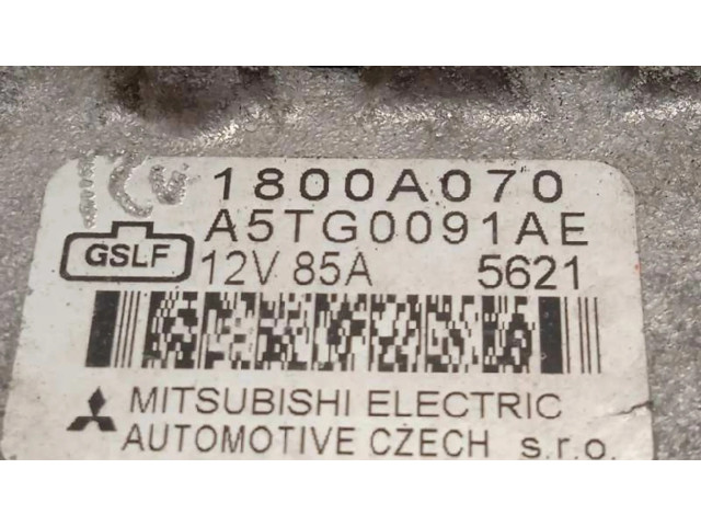 Генератор 1800A070, A5TG0091AE Mitsubishi Colt 1.5