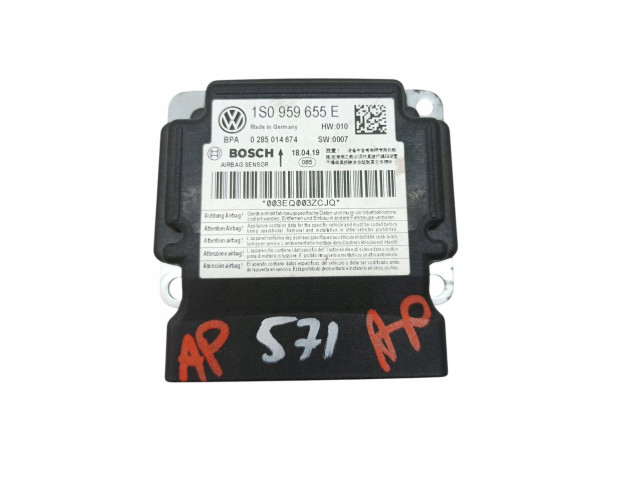 Блок подушек безопасности 1S0959655E Skoda Citigo