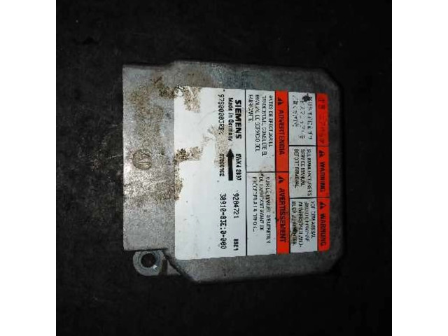 Блок подушек безопасности 3891083E10000   Opel Agila A