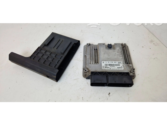 Блок управления двигателя 55578665, 0281017595   Saab 9-5