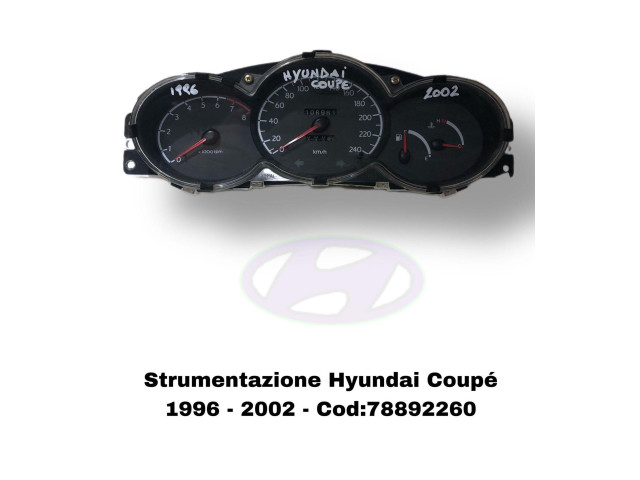Панель приборов    Hyundai Coupe       