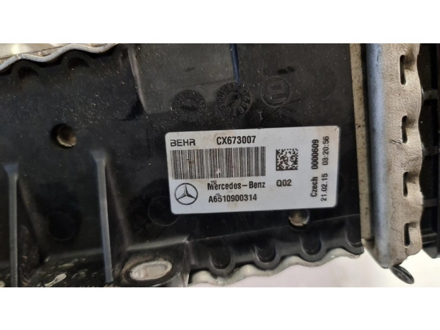 Интеркулер A6510900314 Mercedes-Benz C W205 2.2
