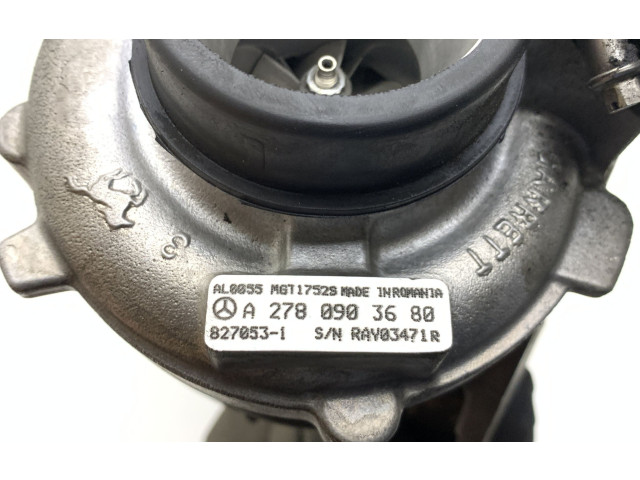 Turbodmychadlo Турбина A2780903680, 8270531 Mercedes-Benz GL X166 M 278.928
