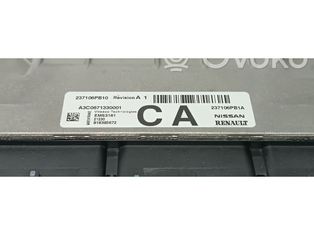 Řídící jednotka 237106PB1A, 237106PB0A Nissan Juke II F16 2021