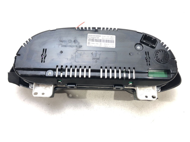 Přístrojová deska Maserati Quattroporte 2013 670009736