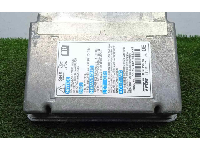 Блок подушек безопасности 77960SEFG822M1   Honda Accord