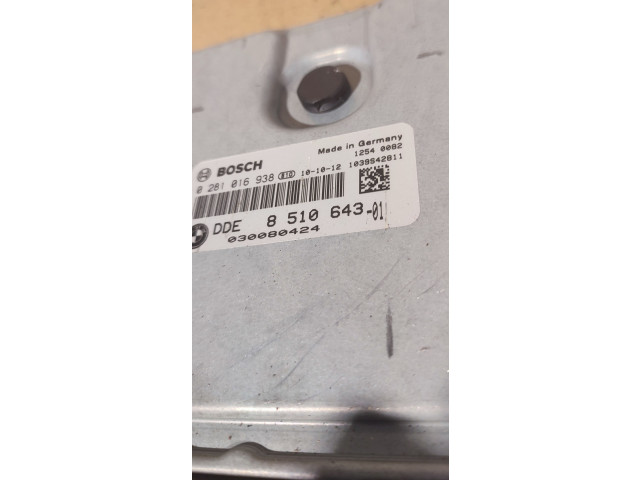 Řídící jednotka 8510643 BMW 5 F10 F11 2011