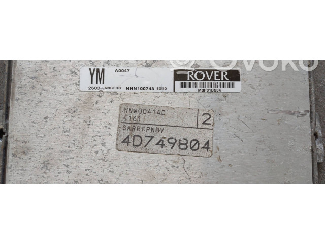 Блок управления двигателя NNN100743, NNW004140 Rover 25