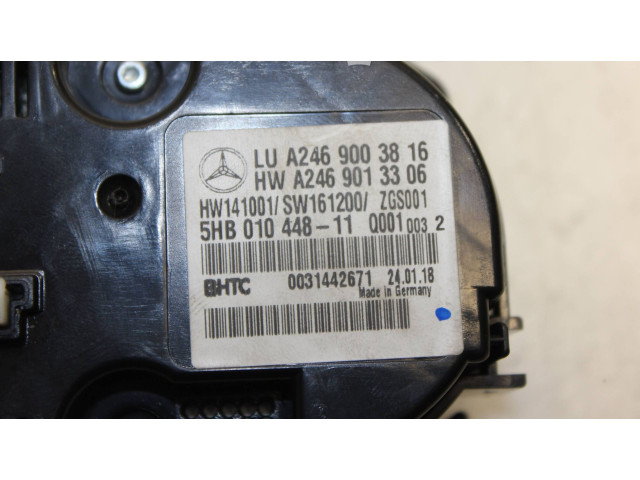 Блок управления климат-контролем A2469003816, 5HB01044811   Mercedes-Benz GLA W156